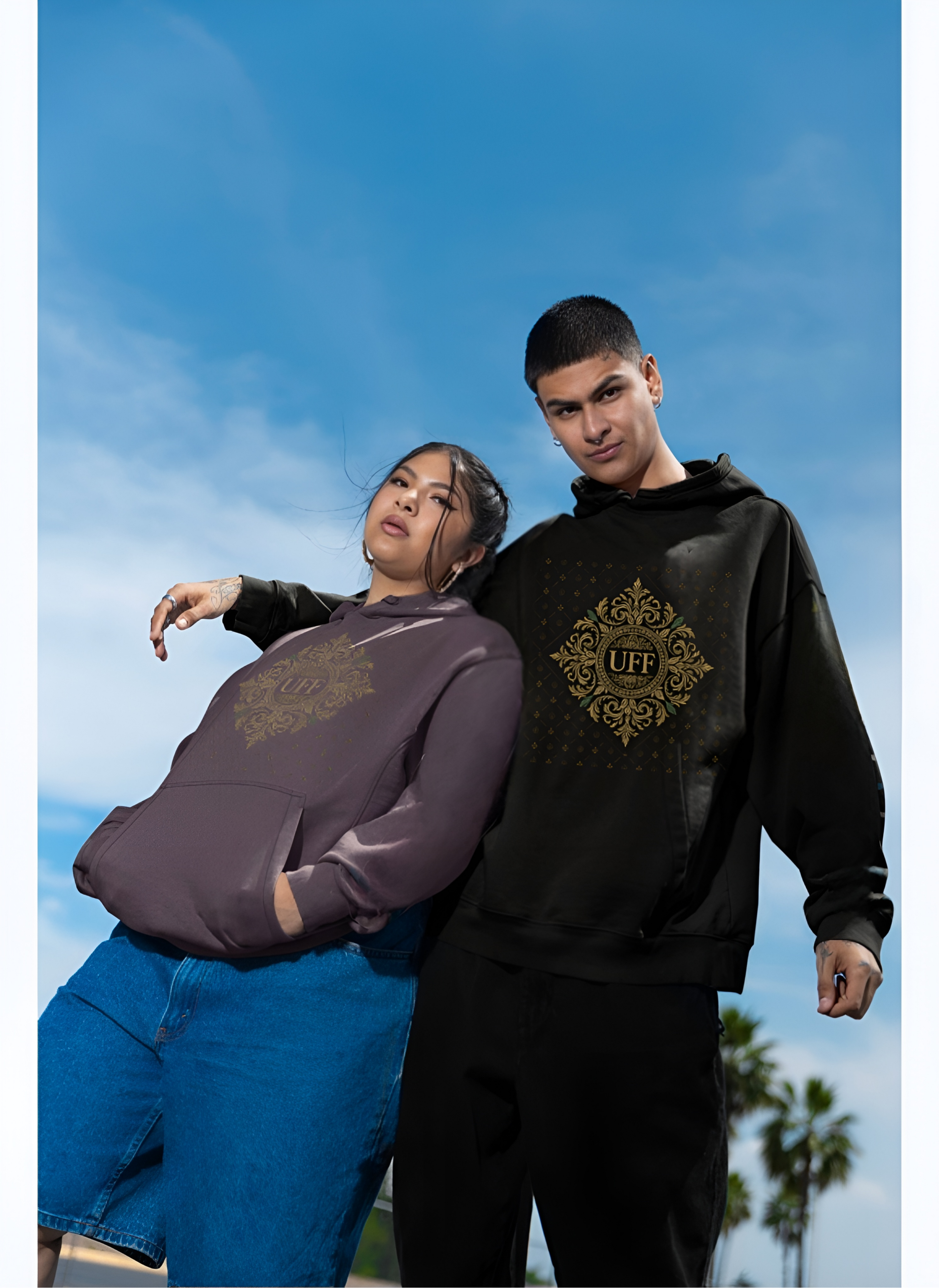 “UFF Luxury Hoodie – Premium Unisex Streetwear Pullover, Designer Comfort & Style”