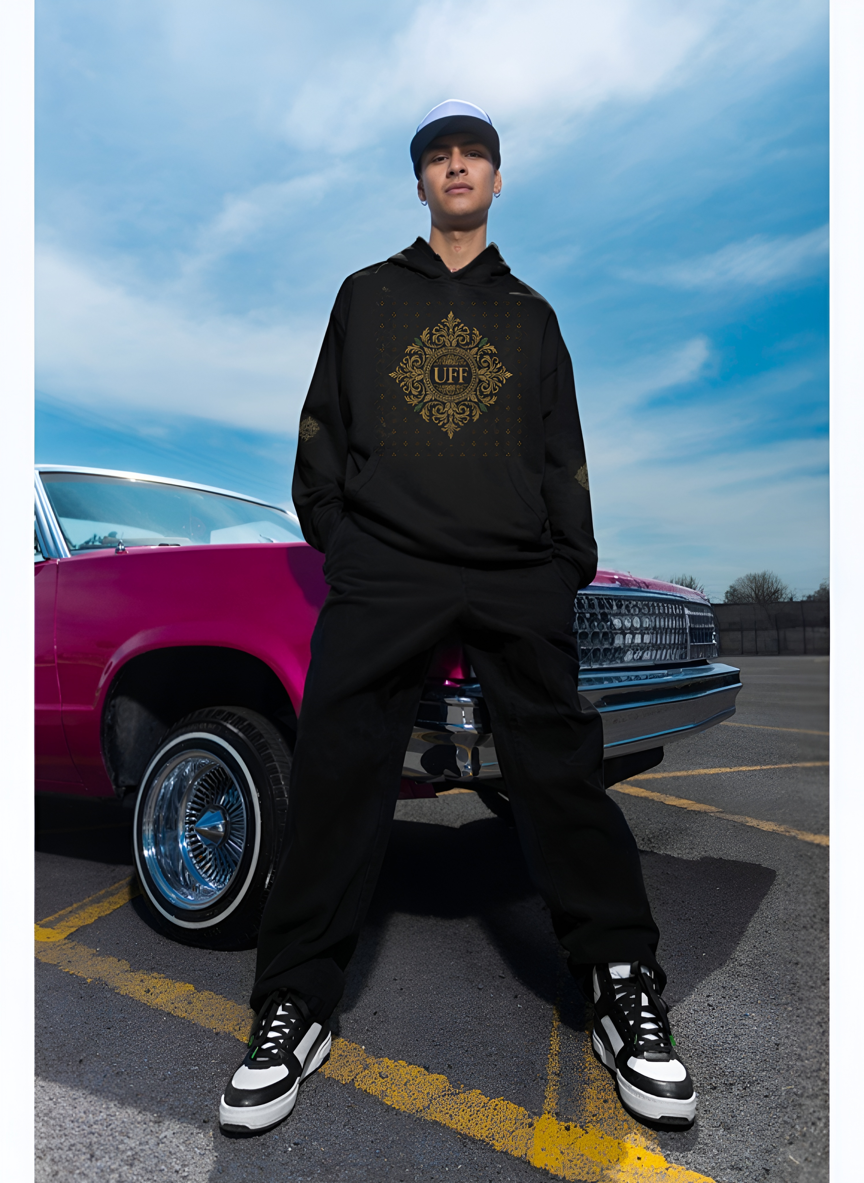 “UFF Luxury Hoodie – Premium Unisex Streetwear Pullover, Designer Comfort & Style”