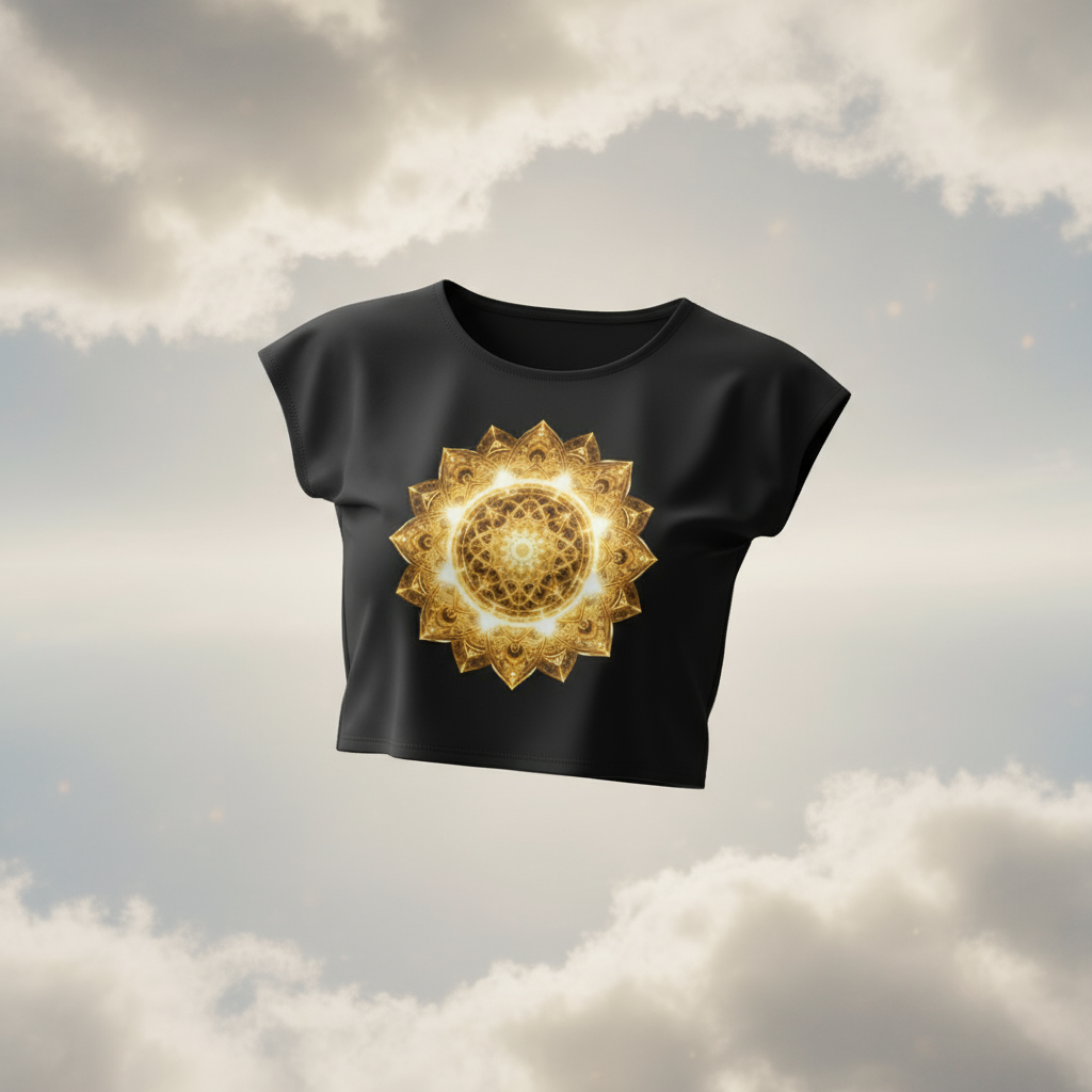 UFF Mandala Series 1 | Cropped Baby Tee Premium Unisex