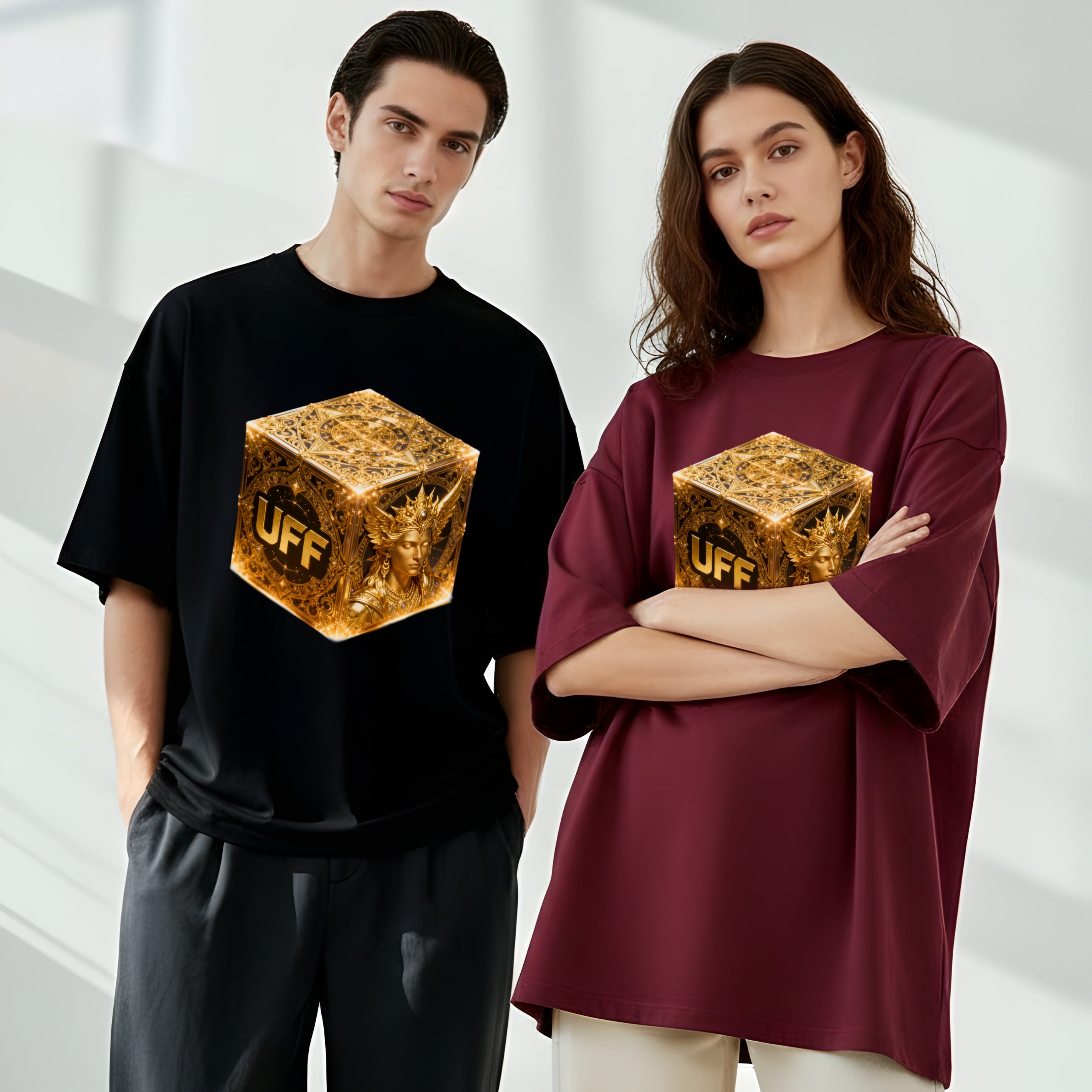UFF Tesseract Series 1 | Oversized Premium Unisex Tee