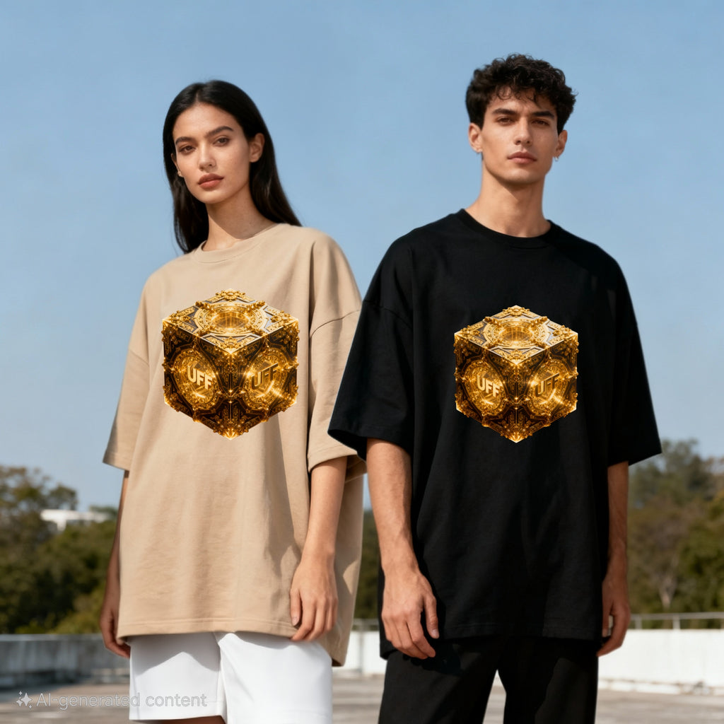 UFF Tesseract Series 2 | Oversized Premium Unisex Tee