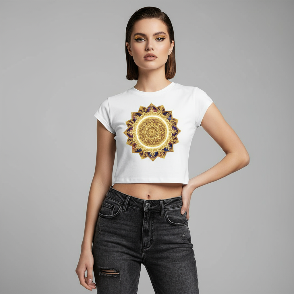 UFF Mandala Series 1 | Premium Baby Tee Crop